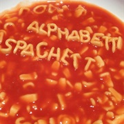 Alphabetti Spaghetti