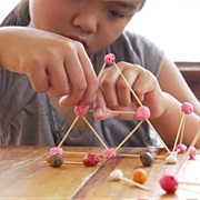 Play Dough and Wood Sticks