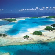 Aquarium in Rangiroa, French Polynesia