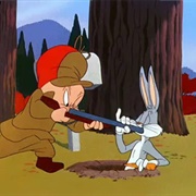 Elmer Fudd and Bugs Bunny
