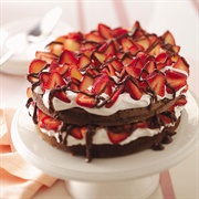 Chocolate Strawberry Torte