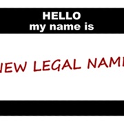 Change Legal Name