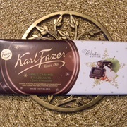 Fazer Apple &amp; Hazelnut Dark Chocolate
