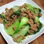 Sausage and Baby Bok Choy