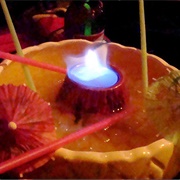 Flaming Volcano (Chile)