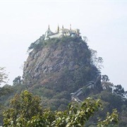 Enjoying the Views From Mount Popa, Myanmar