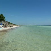 Taking a Swim in Bahia Honda State Park on the Florida Keys, USA
