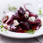 Roasted Beets and Feta