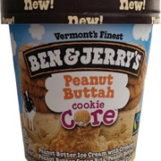 Ben &amp; Jerry&#39;s Peanut Buttah Cookie Core Ice Cream