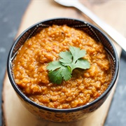 Misir Wot (Spicy Ethiopian Red Lentil Stew)