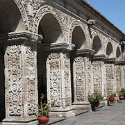 La Compañía Cloister in Arequipa, Peru