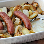 Sausage and Cabbage With Potatoes