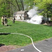 Extinguish a Lawn Fire