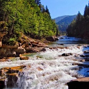 Probiy Waterfall, Carpathians, Ukraine