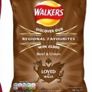 Walkers Loved by Wales Beef & Onion