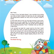 Write a Letter to the Easter Bunny
