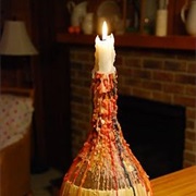 Watch a Dripping Candle and Creat a Beautiful Bottle