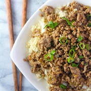 Minced Pork Rice