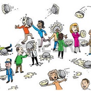 Started a Food Fight in the School Cafeteria