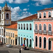 Pelourinho Buildings in Salvador De Bahia, Brazil