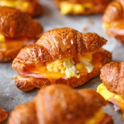 Breakfast Croissant Sliders