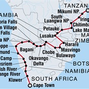 Zanzibar to Capetown