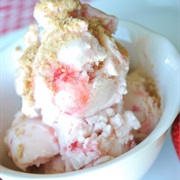 Strawberry Cheesecake Frozen Yogurt