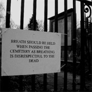 Hold Your Breath When Passing a Cemetery