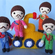 Crocheted Yellow Submarine