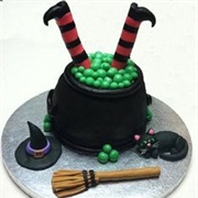 Witch's Cauldron Cake