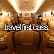 Travel First Class