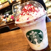 Starbucks Strawberry Donut Frappucino