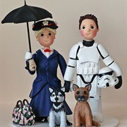 Mary Poppins and Storm Trooper