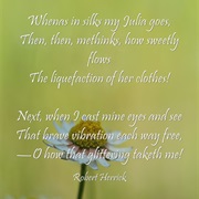 "Upon Julia's Clothes" by Robert Herrick