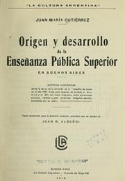 Noticias Históricas Sobre El Origen Y Desarrollo De La Enseñanza Públi