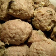 Mushroom Pork Balls