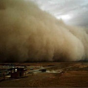 Being Around a Sand or Snowstorm