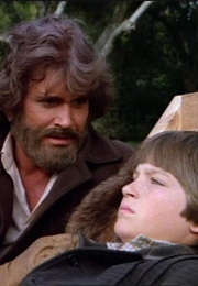 Jason Bateman and Michael Landon in Little House on the Prairie (1974)