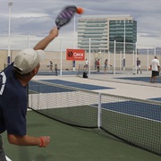 Play Pickle Ball at the Plaza
