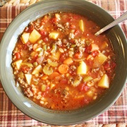 Sausage and Barley Soup