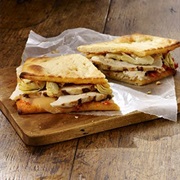 Chicken Artichoke on Ancient Grain Flatbread