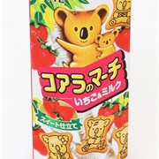 Lotte Koala March Strawberry Biscuits