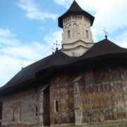 Visiting Bucovina Monastery, Romania