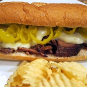 Banana Peppers on a Sandwich