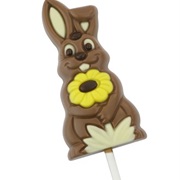 Easter Bunny Chocolate Lolly