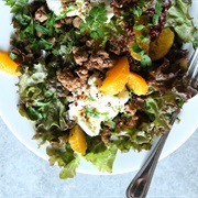 Sausage and Burrata Salad