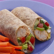 Brown Wrap With Chicken and Greek Yogurt