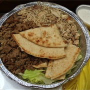 Gyro and Chicken From the Halal Guys