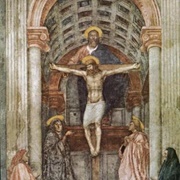 Masaccio - The Holy Trinity (1428) - Santa Maria Novella, Florence