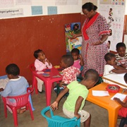 Helped in the Chreche